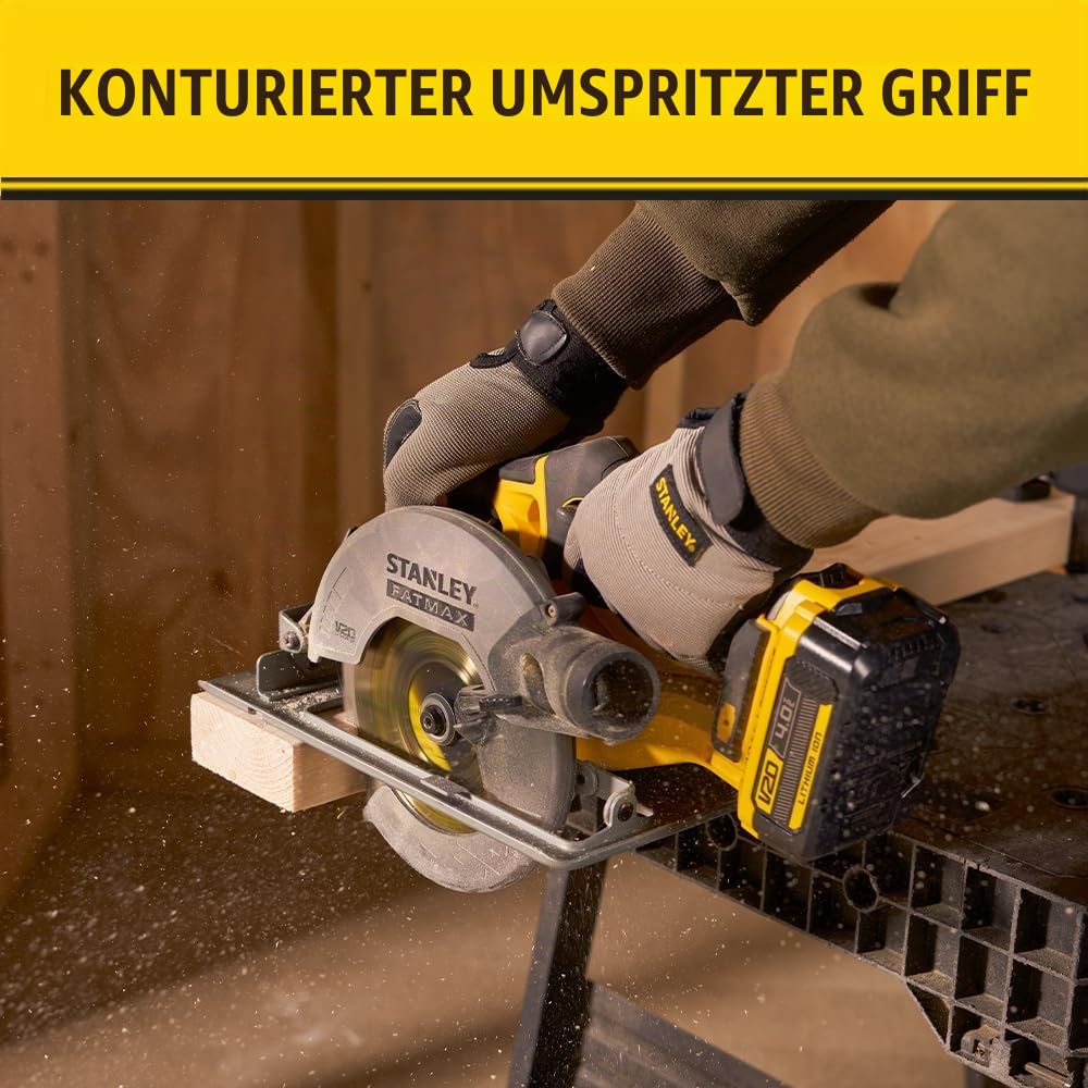 Akku-Handkreissäge 18V 165mm Schnitttiefe 54mm werkzeuglos verstellbar - Bild 6