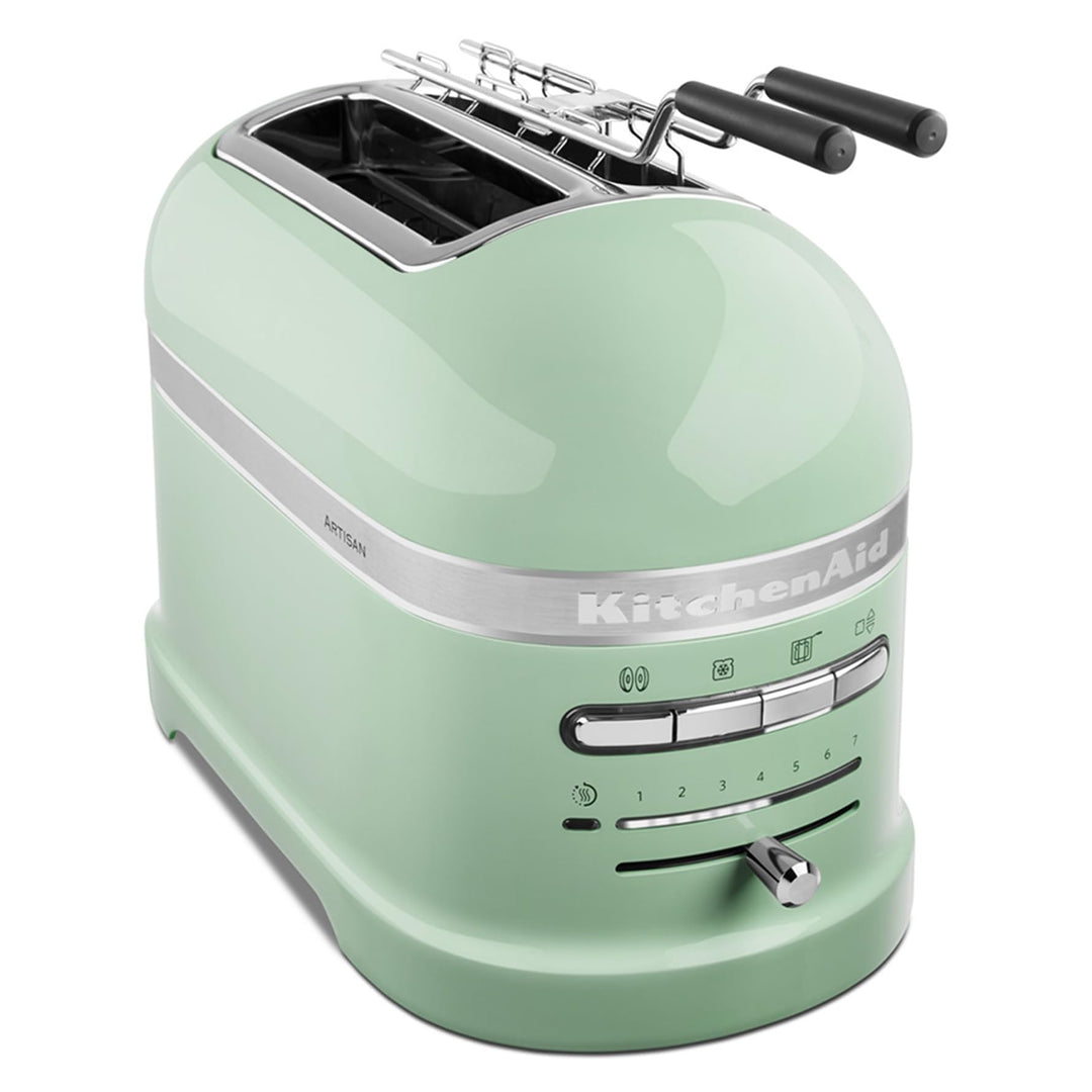 Toaster 2 Scheiben Metall 7 Bräunungsstufen Pistazie Bagel-Funktion - Bild 2