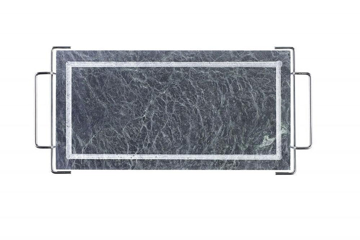 Ersatzgrillstein für Tischgrill 38.6 x 20.8 cm Silber - Bild 4