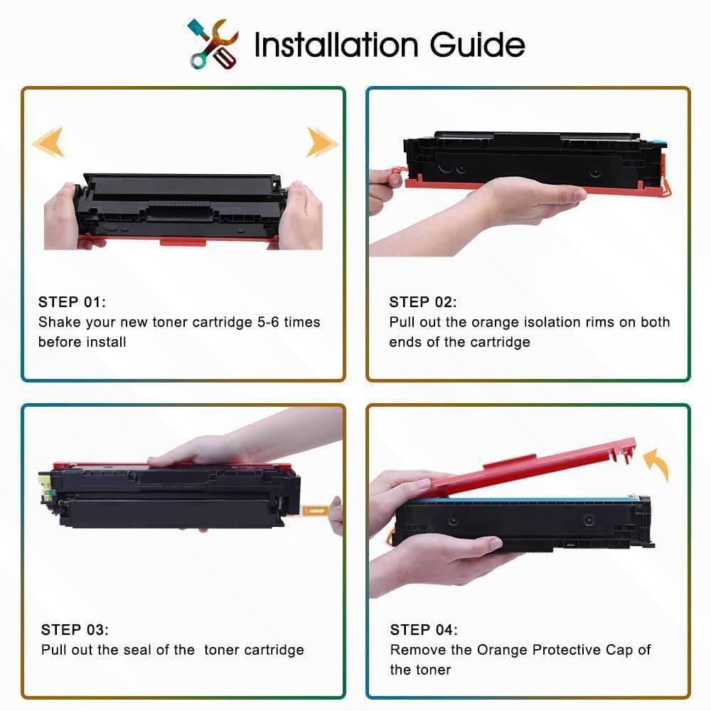 Toner 4er-Set kompatibel mit HP 207X mit Chip CMYK für LaserJet Pro - Bild 5
