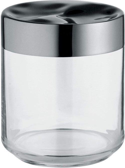 Vorratsglas hermetisch 75 cl Glas mit Edelstahldeckel geprägt