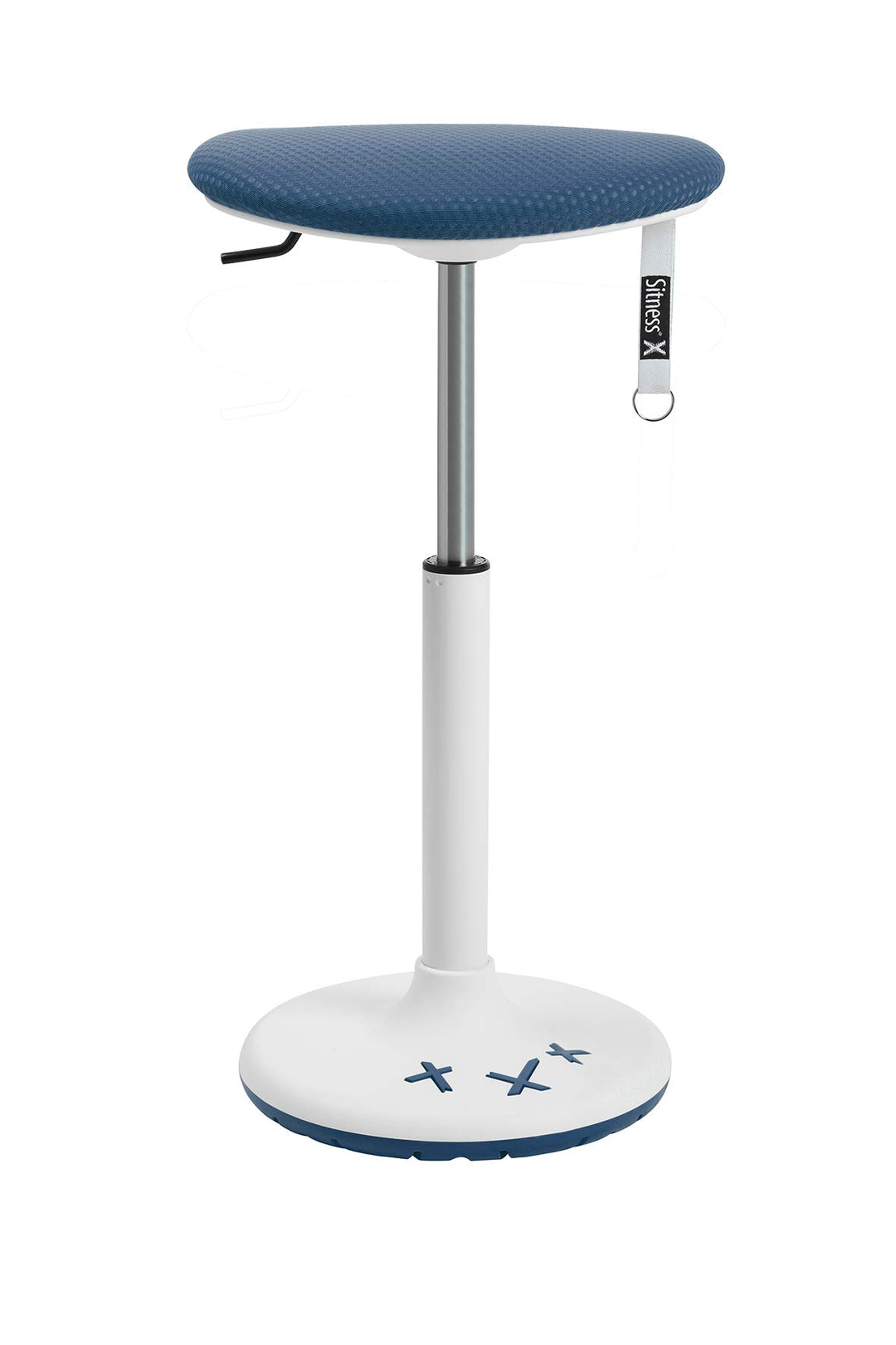 Sitzhocker ergonomisch höhenverstellbar 52-79 cm petrol für Büro