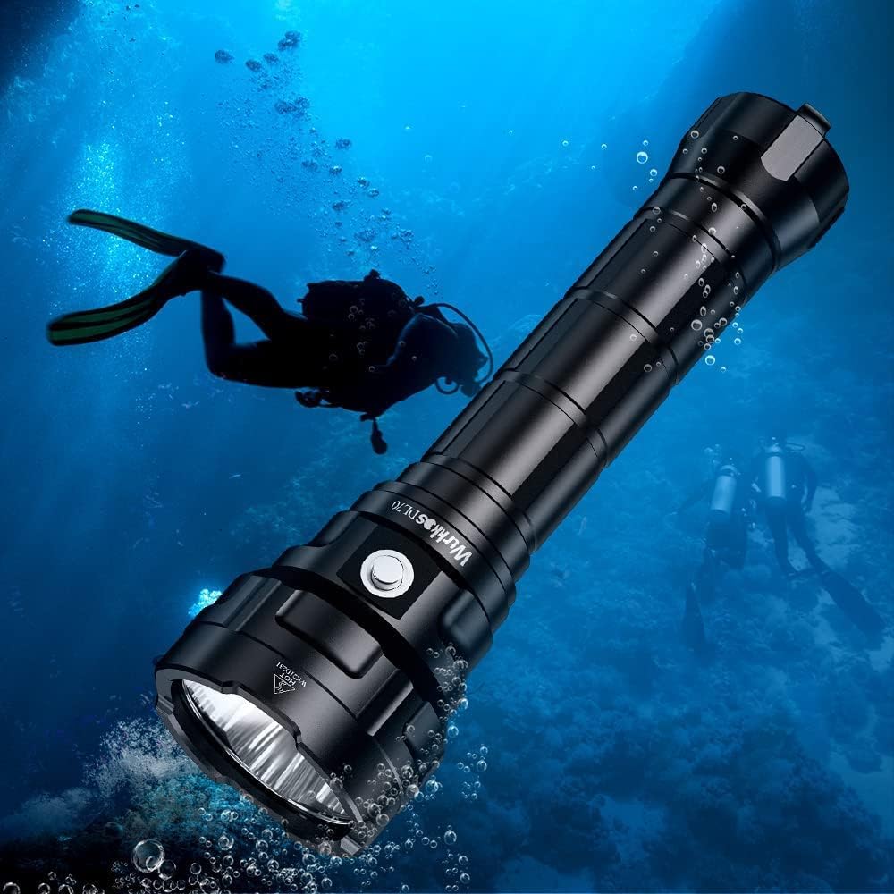 Tauchlampe 13.000 Lumen IPX8 bis 100m mit 4x XHP50.2 LEDs - Bild 2