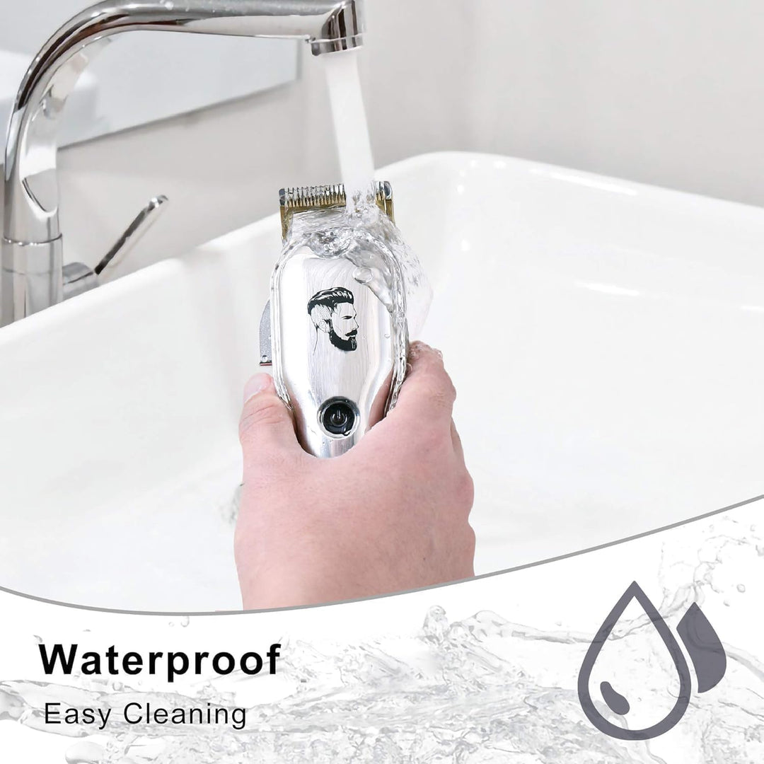 Haarschneider Herren kabellos IPX7 wasserdicht 300 Min Akku - Bild 5
