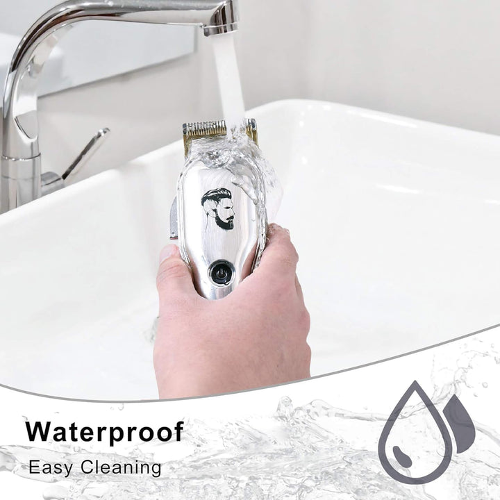 Haarschneider Herren kabellos IPX7 wasserdicht 300 Min Akku - Bild 5