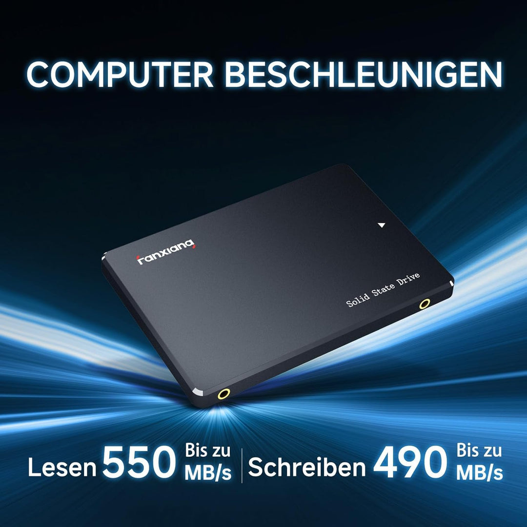 Interne SSD SATA III 2,5" 4 TB mit SLC-Cache, 550 MB/s Lesen - Bild 2