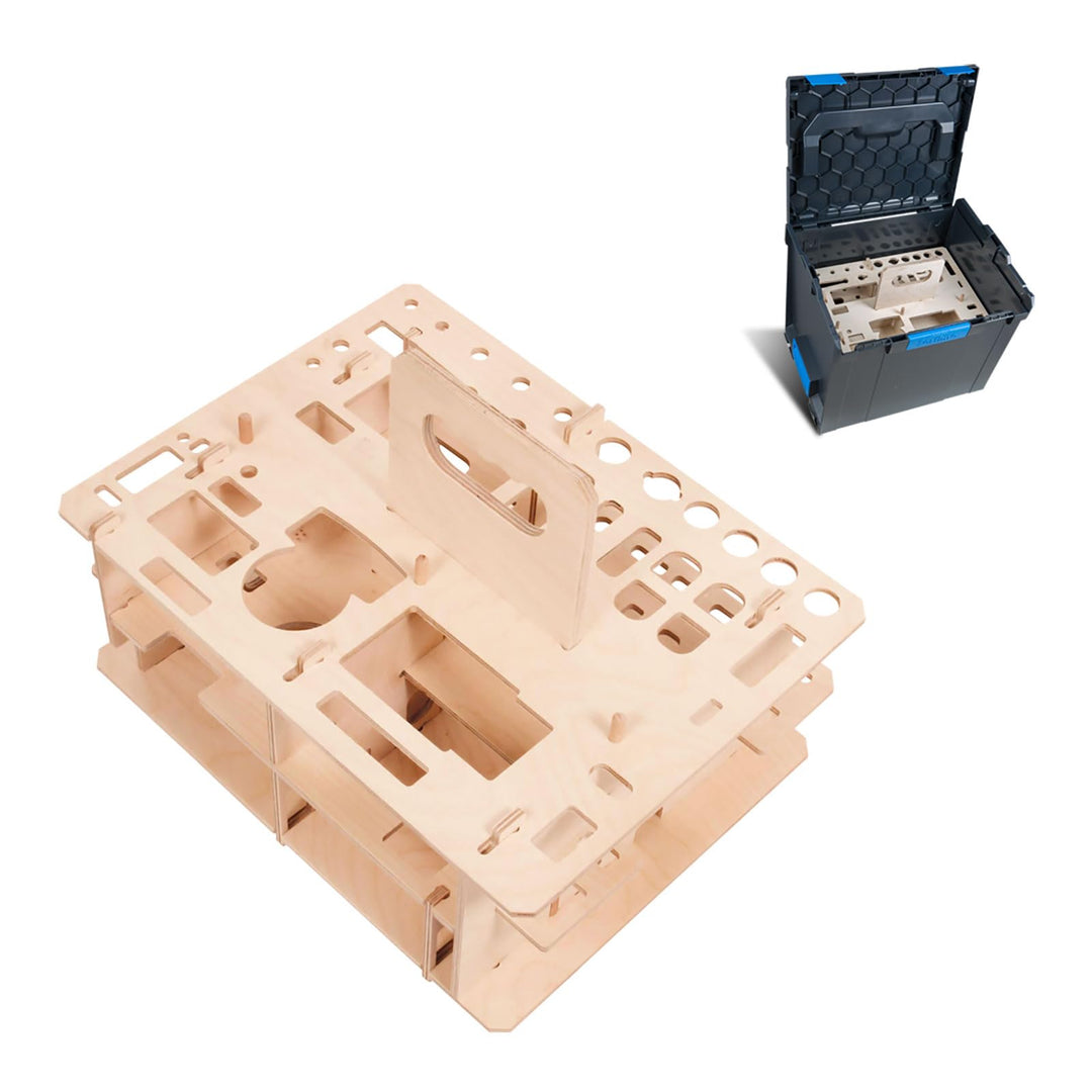Werkzeugtragesatz Schreiner für L-BOXX 374 Holzfarbe