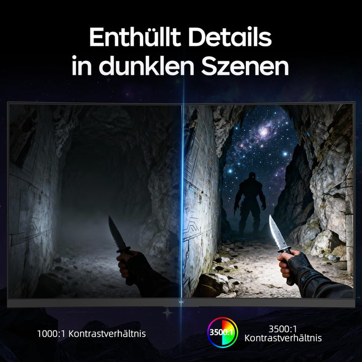 Curved Gaming Monitor 32 Zoll 240Hz VA-Panel FHD 1ms für E-Sport - Bild 4