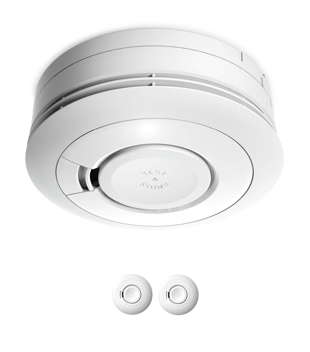 Rauchmelder 2er Set mit 10-Jahres-Batterie ohne LED-Blinken