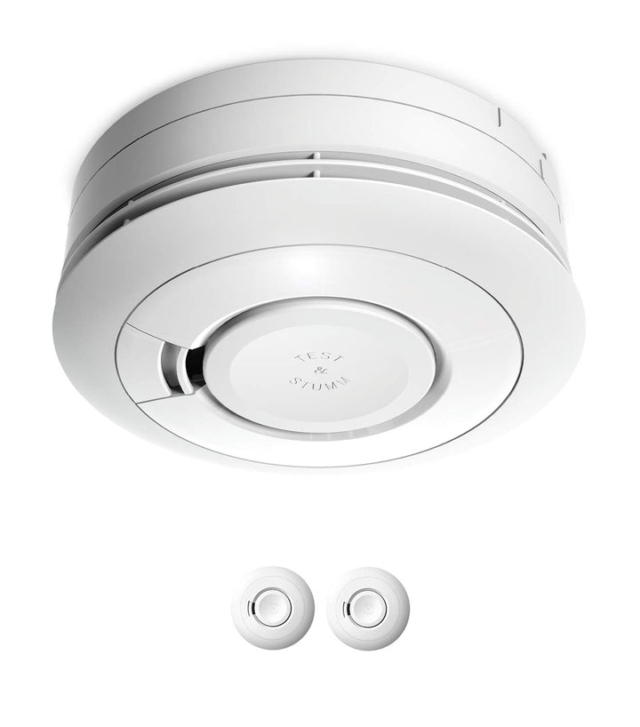 Rauchmelder 2er Set mit 10-Jahres-Batterie ohne LED-Blinken