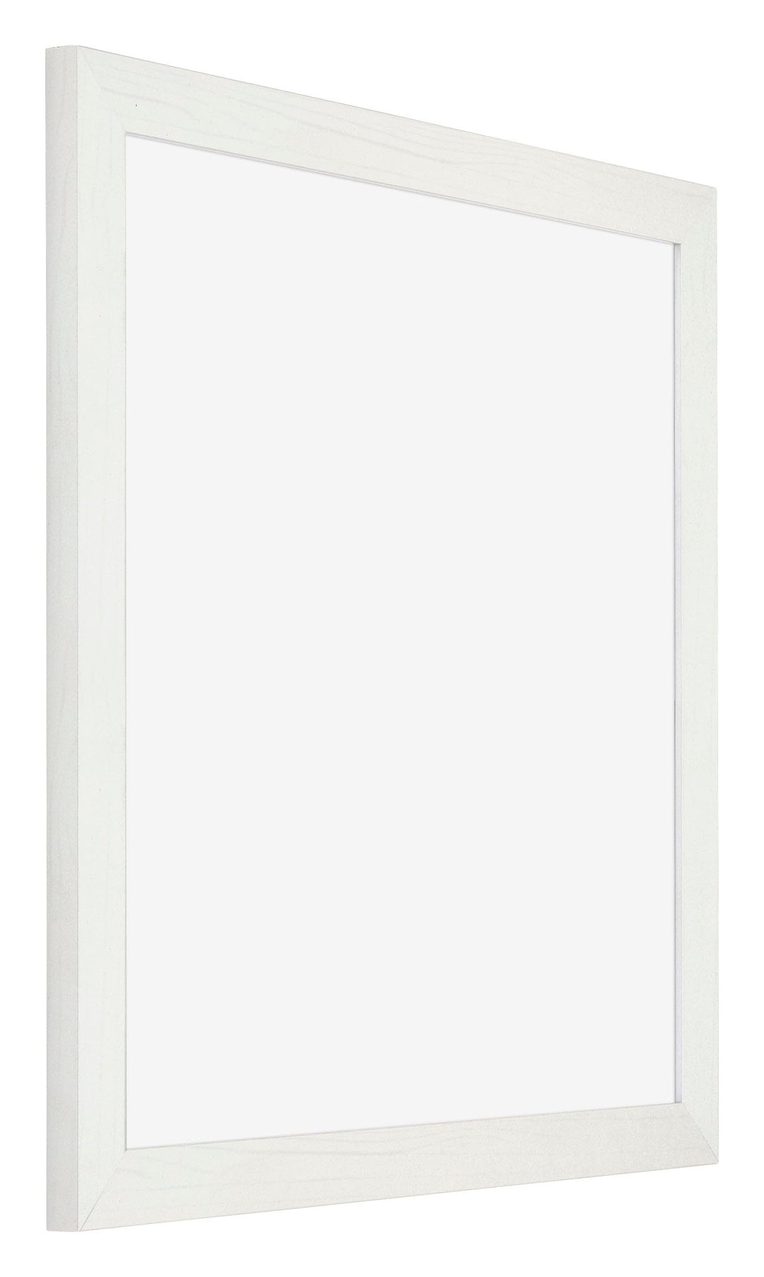 Bilderrahmen 70x70 cm Weiss Gemasert MDF mit Kunstoffglas - Bild 2