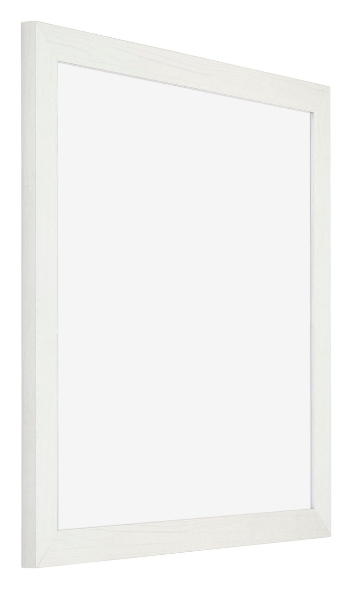 Bilderrahmen 70x70 cm Weiss Gemasert MDF mit Kunstoffglas - Bild 2