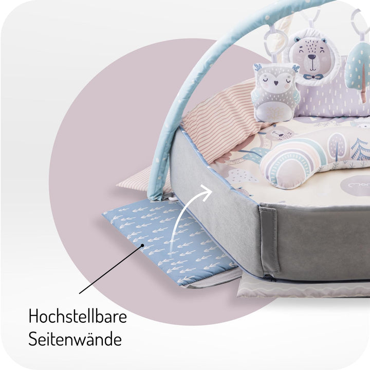 Spielbogen mit Krabbeldecke 3-in-1 Bällebad Aktivitätsmatte Baby - Bild 5