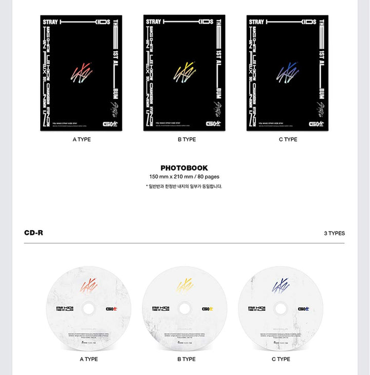 Stray Kids GO LIVE Album Standard Ver. C Type CD mit Photobook und Photocards - Bild 3