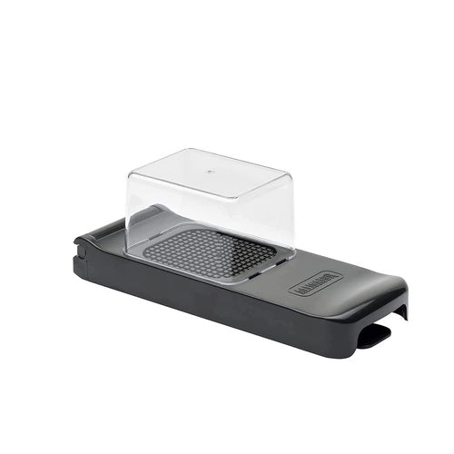 Gemüseschneider mit Auffangbox 6x6mm Klinge BPA-frei Schwarz