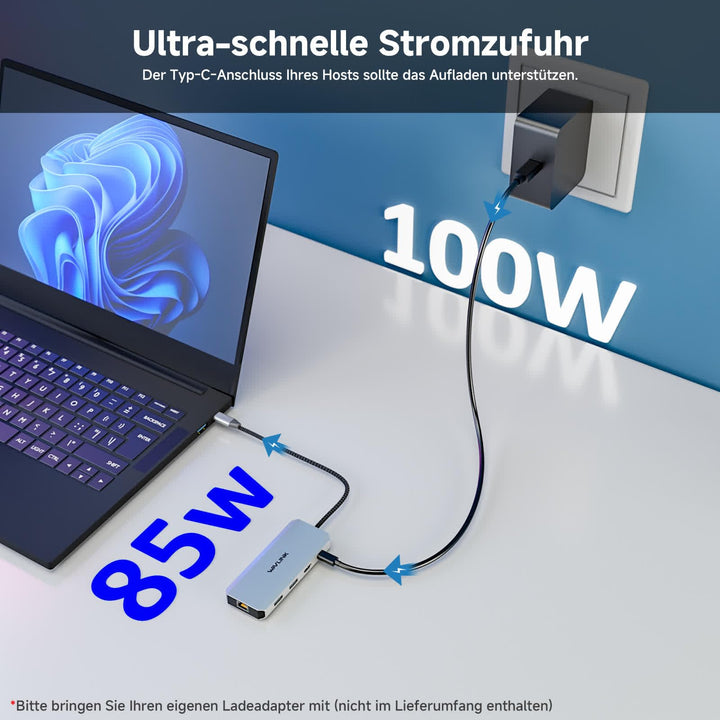 Dockingstation 12-in-1 DisplayPort USB-C 10 Gbit/s 4K144Hz - Bild 2