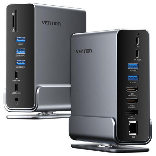 Docking Station 15-in-1 USB-C 3 Monitore 4K HDMI DP 100W PD