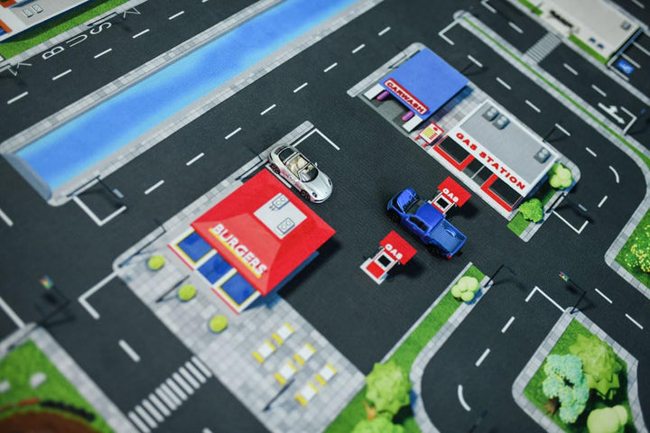 Spielteppich Strasse &amp; Stadt 200x160 cm abwaschbar rutschfest - Bild 6