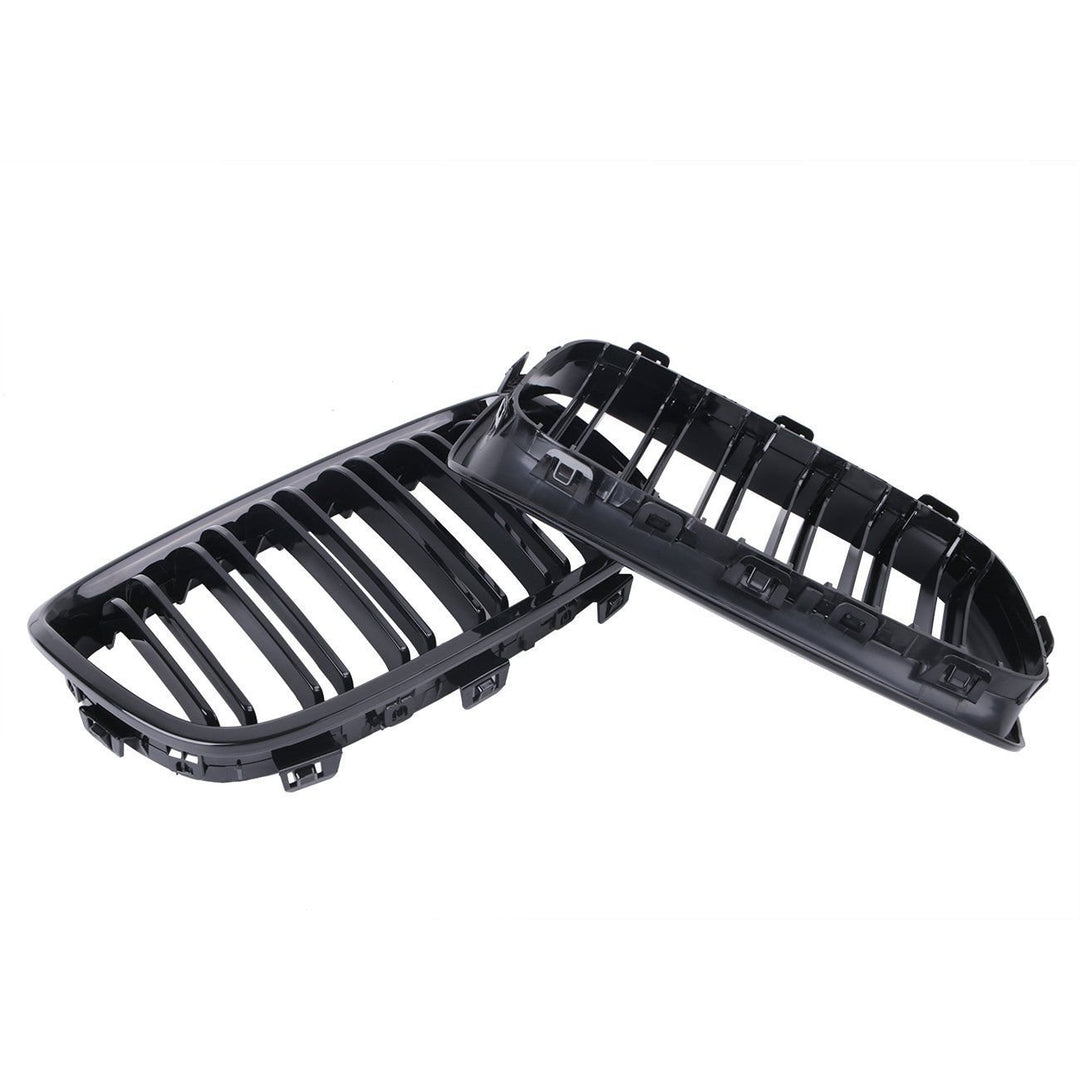 Kühlergrill BMW 1er F20 F21 2011-2014 Doppelsteg Niere glänzend schwarz - Bild 8