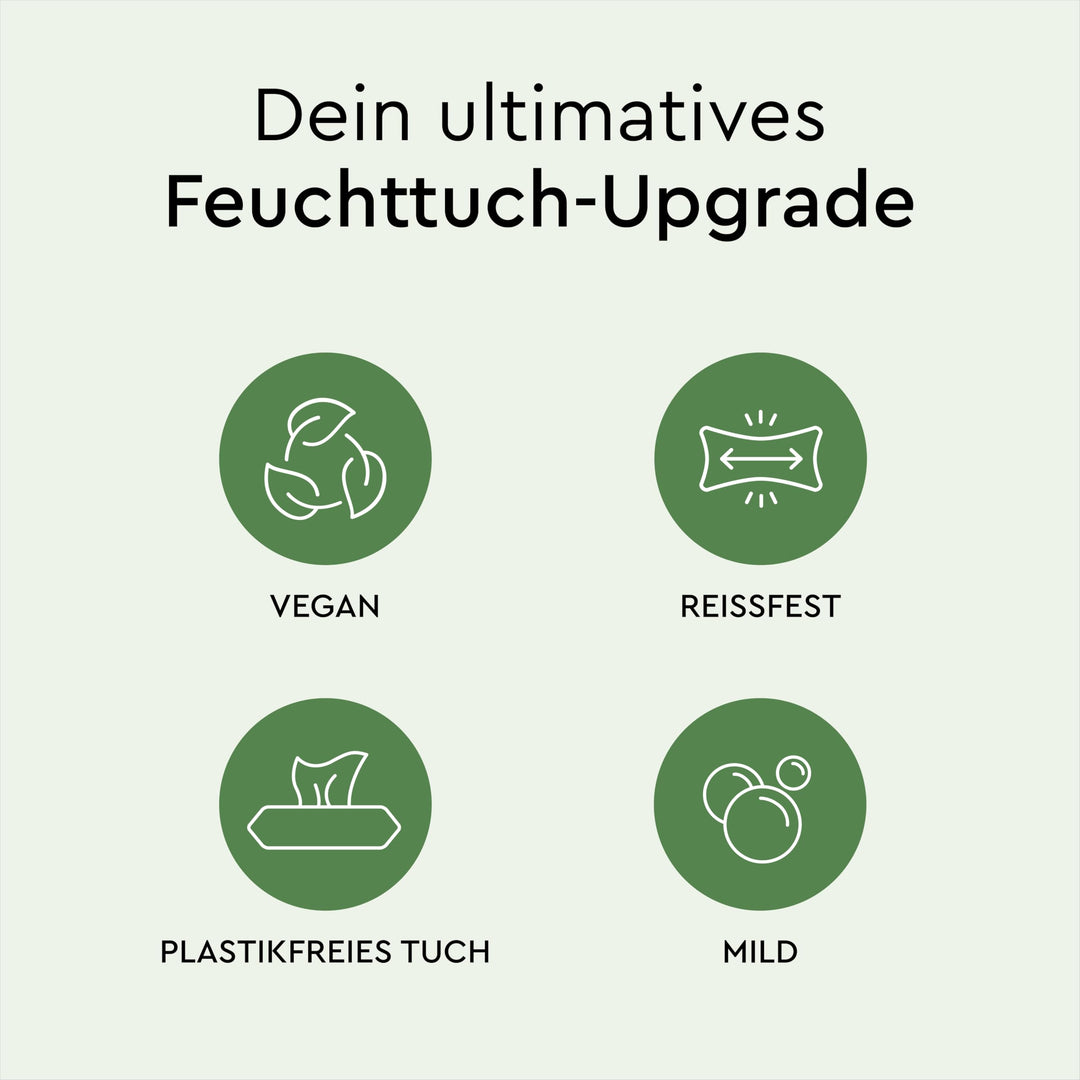Baby Feuchttücher parfümfrei Bio Aloe Vera 900 Stück Vorratspack - Bild 4