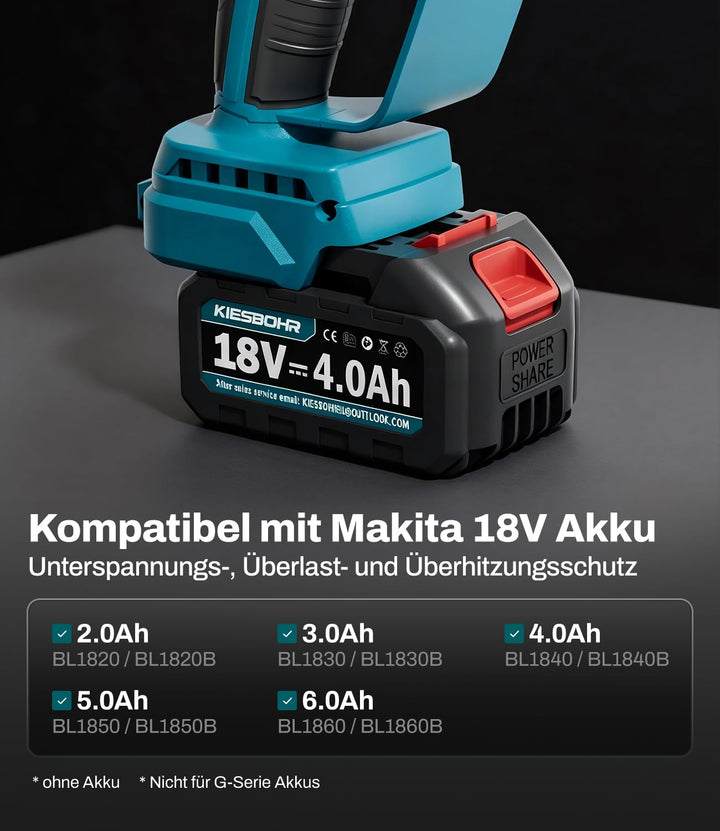 Akku-Kettensäge 20 cm bürstenlos Makita 18V kompatibel - Bild 2