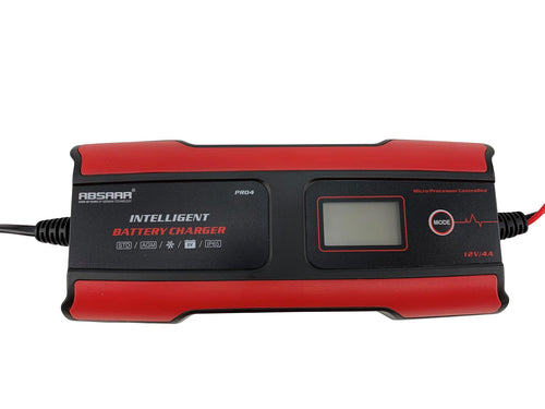 Batterieladegerät 6V/12V 4A für Blei, AGM und Gel 11-stufig