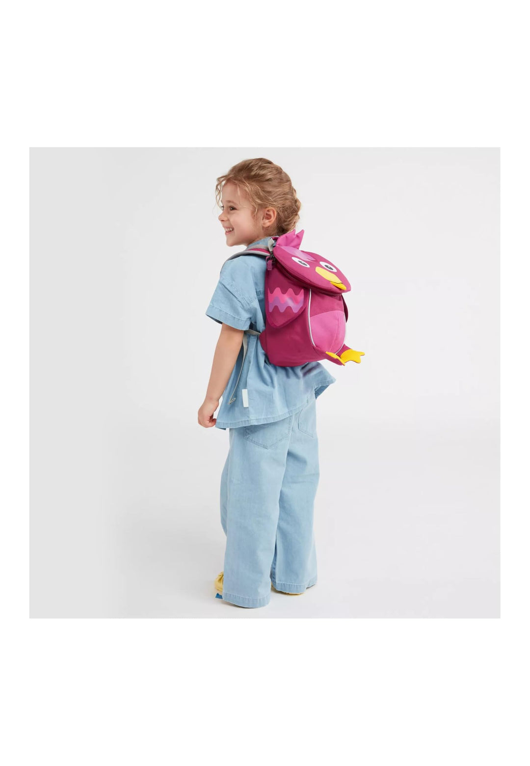 Kinderrucksack Vogel Lila recycelt mit Reflektoren 8 Liter - Bild 7