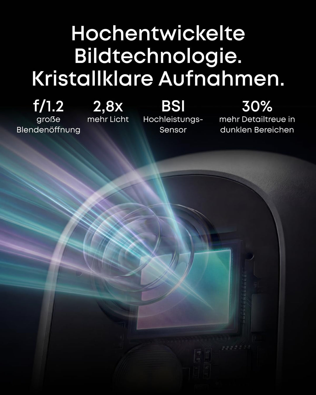Überwachungskamera Set Aussen 2-Kamera Farbnachtsicht KI-Erkennung WLAN - Bild 4