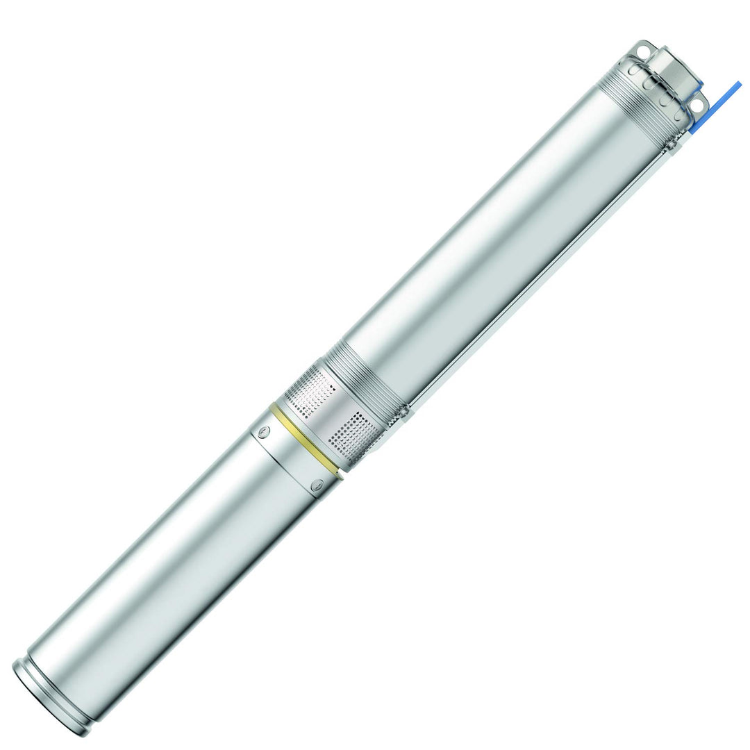 Tiefbrunnenpumpe 4 Zoll Edelstahl 1100W 102m Förderhoehe Dauerbetrieb