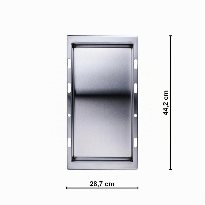Grillpfanne Edelstahl Plancha 28,7x44,2cm für Weber Spirit 300 - Bild 4