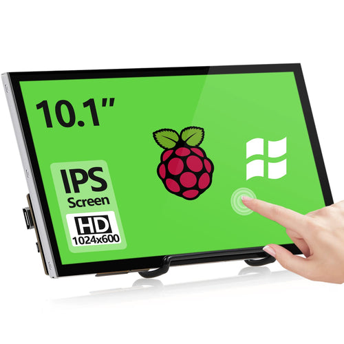 Touchscreen Monitor 10,1 Zoll HDMI IPS 1024x600 für Raspberry Pi