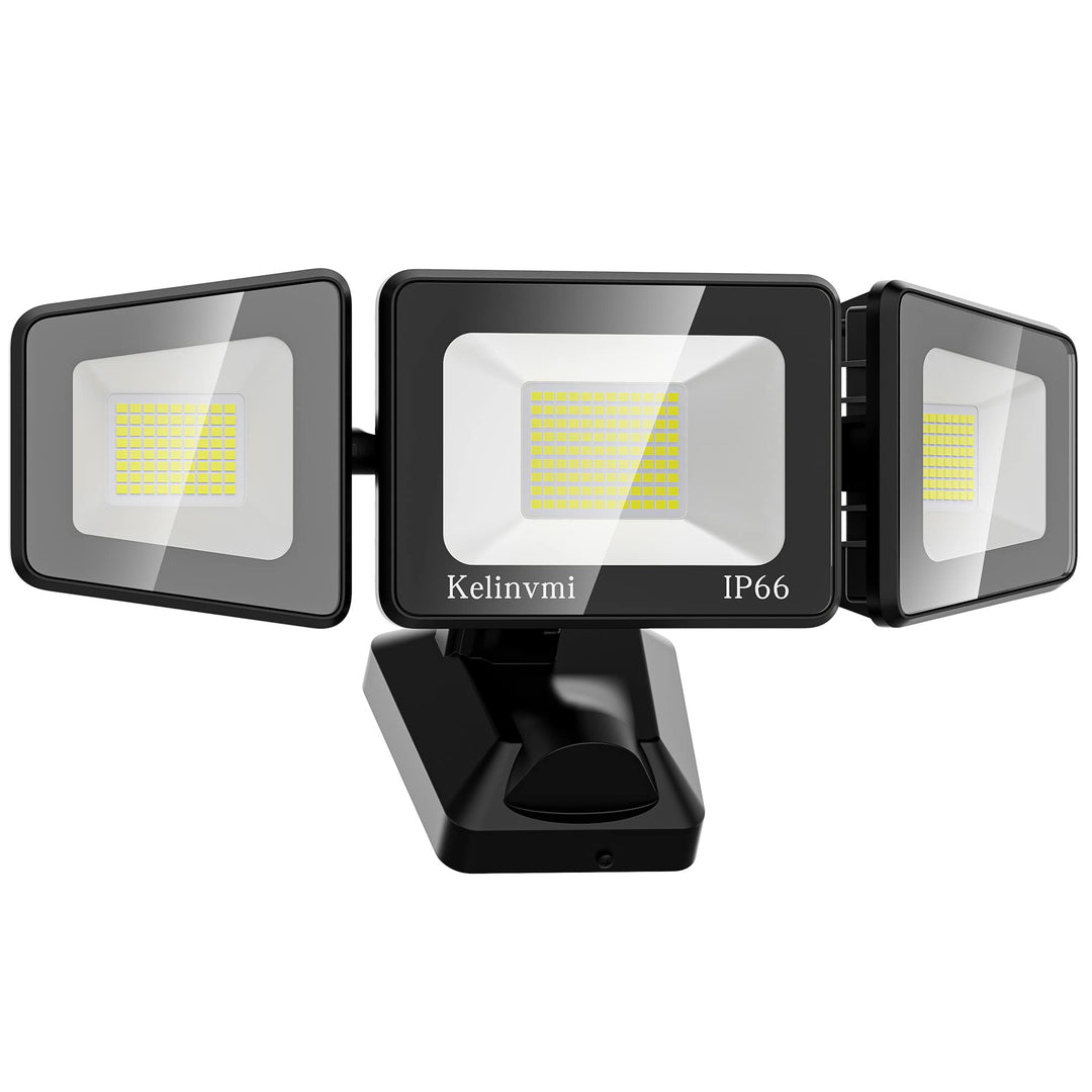 LED Flutlicht Aussen 3-Kopf 120W 12000lm IP66 Kaltweiß 6500K