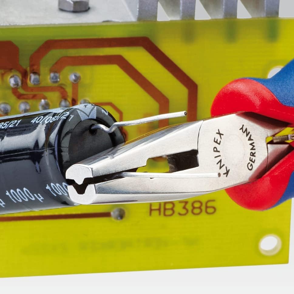 Elektronik-Bestückungszange Präzision zum Biegen &amp; Schneiden 125 mm - Bild 4