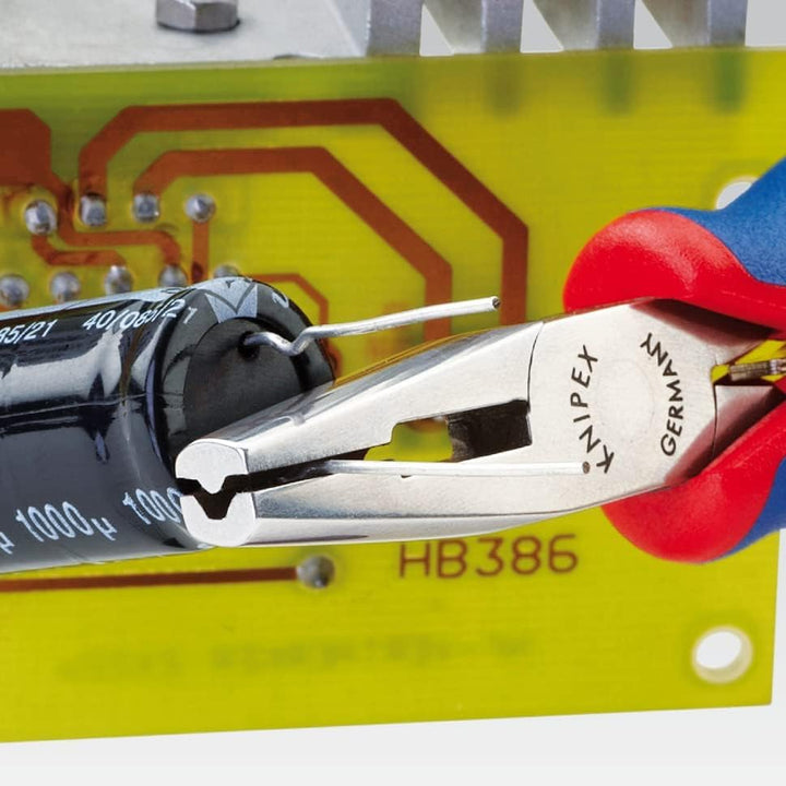 Elektronik-Bestückungszange Präzision zum Biegen &amp; Schneiden 125 mm - Bild 4