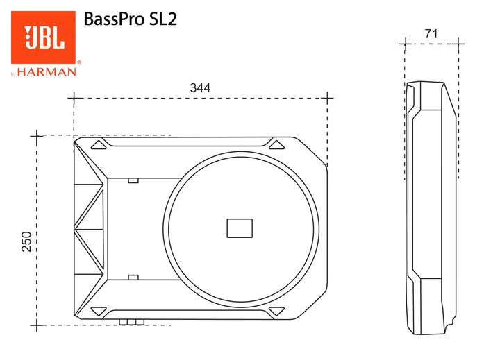 Untersitz-Subwoofer Auto 200mm 125W RMS mit Class-D-Verstärker - Bild 12