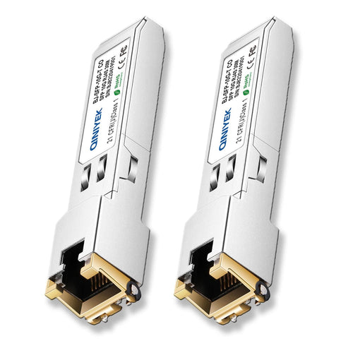SFP+ RJ45 Transceiver 10G Kupfer Cat.6a/7 bis 30m 2er-Set