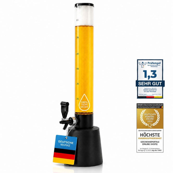 Bierzapfanlage 5L mit Eiskammer und Zapfhahn für Partys