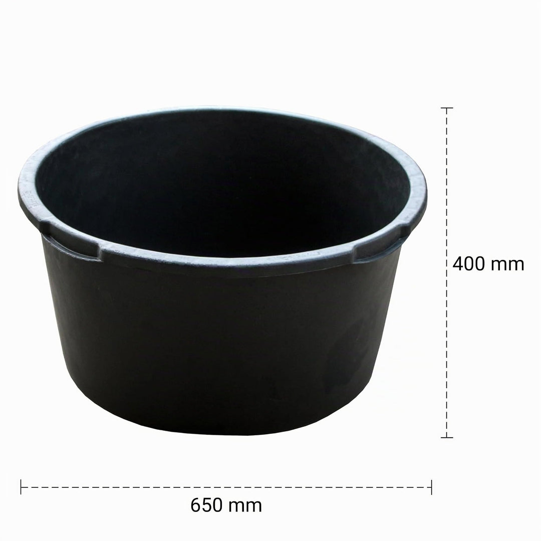 Springbrunnen-Set verzinktes Abdeckgitter + PE Becken 66 cm 90 L - Bild 8