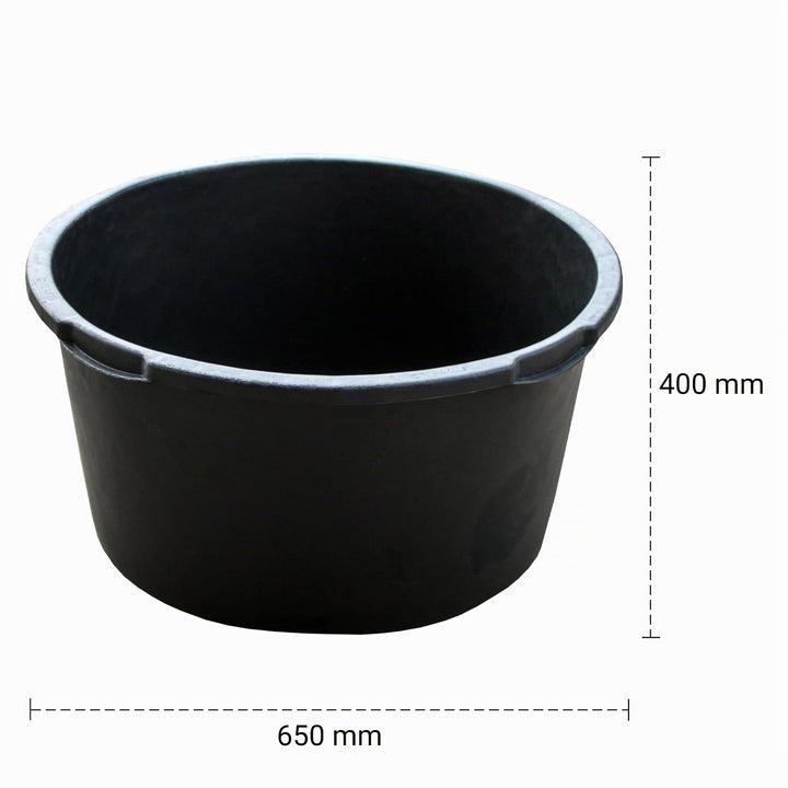 Springbrunnen-Set verzinktes Abdeckgitter + PE Becken 66 cm 90 L - Bild 8