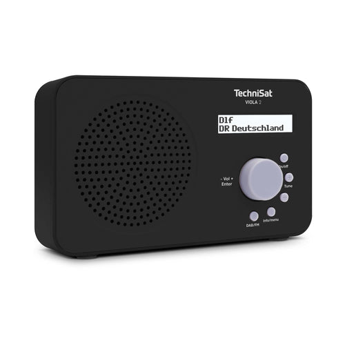 DAB+ Radio tragbar mit UKW, Kopfhörerausgang, 1W, schwarz