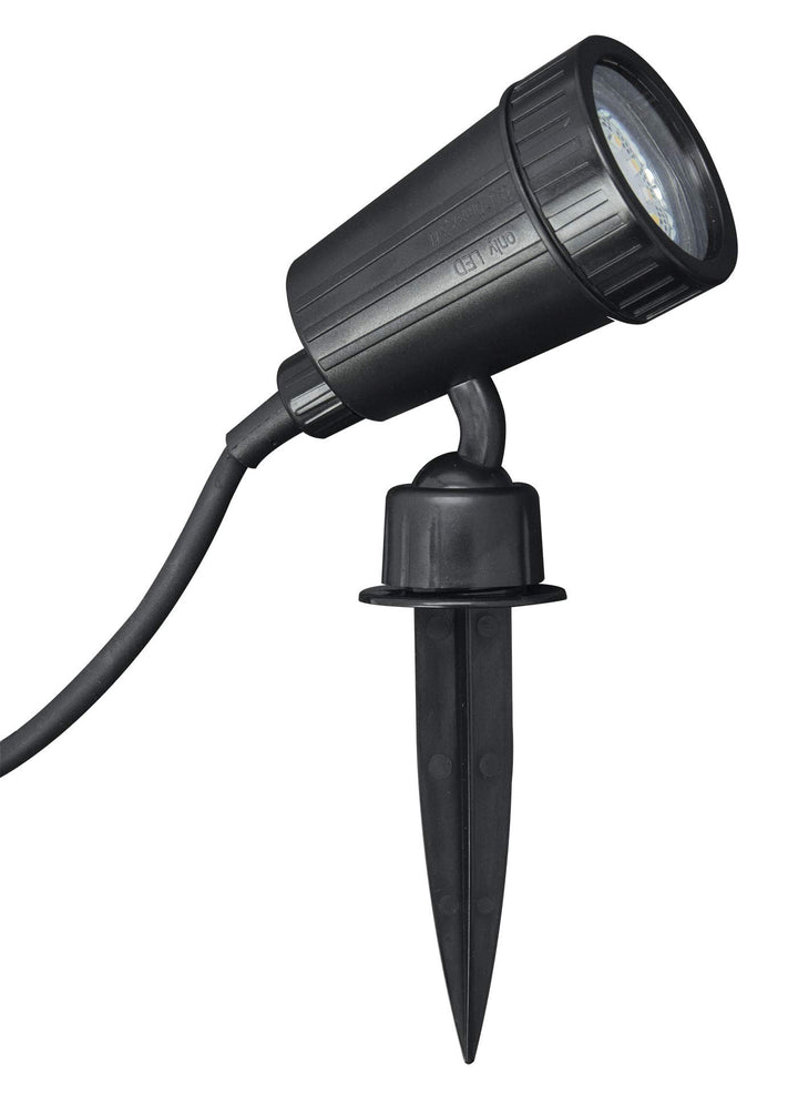 Gartenstrahler 2-flammig IP44 GU10 LED mit Erdpin und Wandhalterung - Bild 2