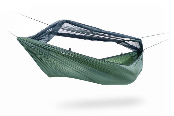 Hängematte superleicht Ripstop Nylon mit Moskitonetz 270x140 cm - Bild 3