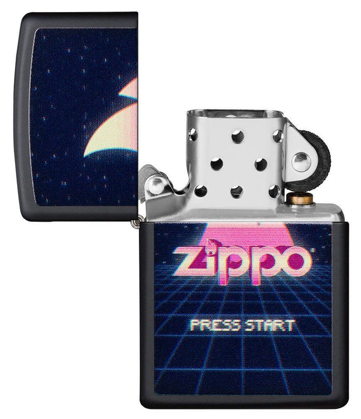 Sturmfeuerzeug Zippo Gaming Design Black Matte nachfüllbar - Bild 4