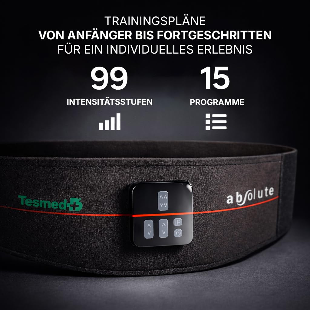 EMS Bauchmuskeltrainer Gürtel kabellos 99 Stufen wiederaufladbar - Bild 4