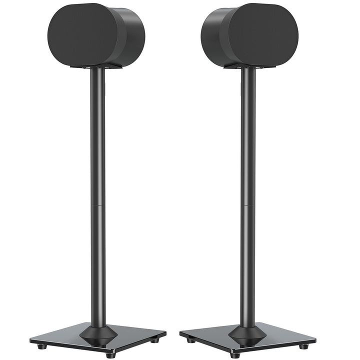 Lautsprecherständer für Sonos Era 300 Stahl/Glas 80,7 cm Schwarz