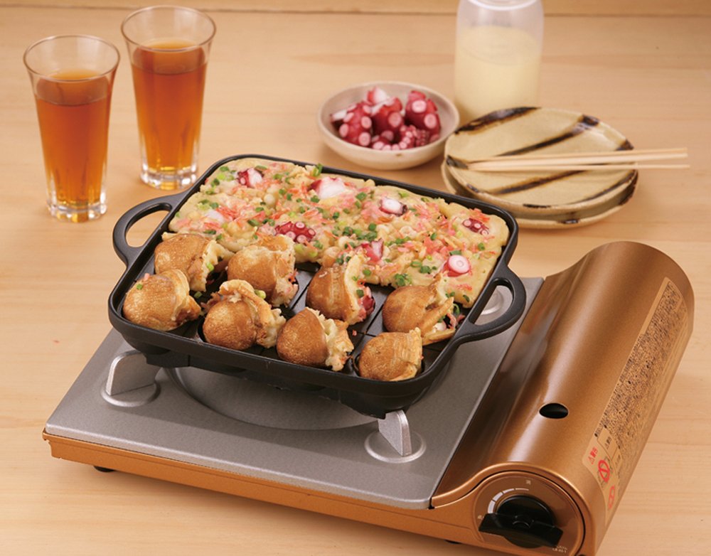 Takoyaki-Pfanne Aluminium Antihaft 16 Löcher für Gaskocher - Bild 8