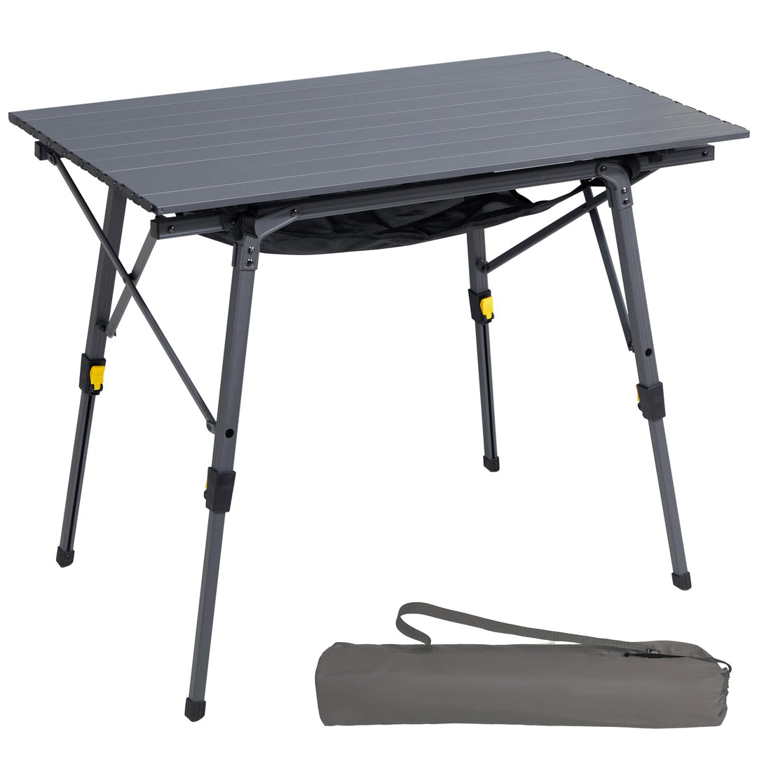 Campingtisch klappbar Aluminium höhenverstellbar 90x53cm für 4 Personen
