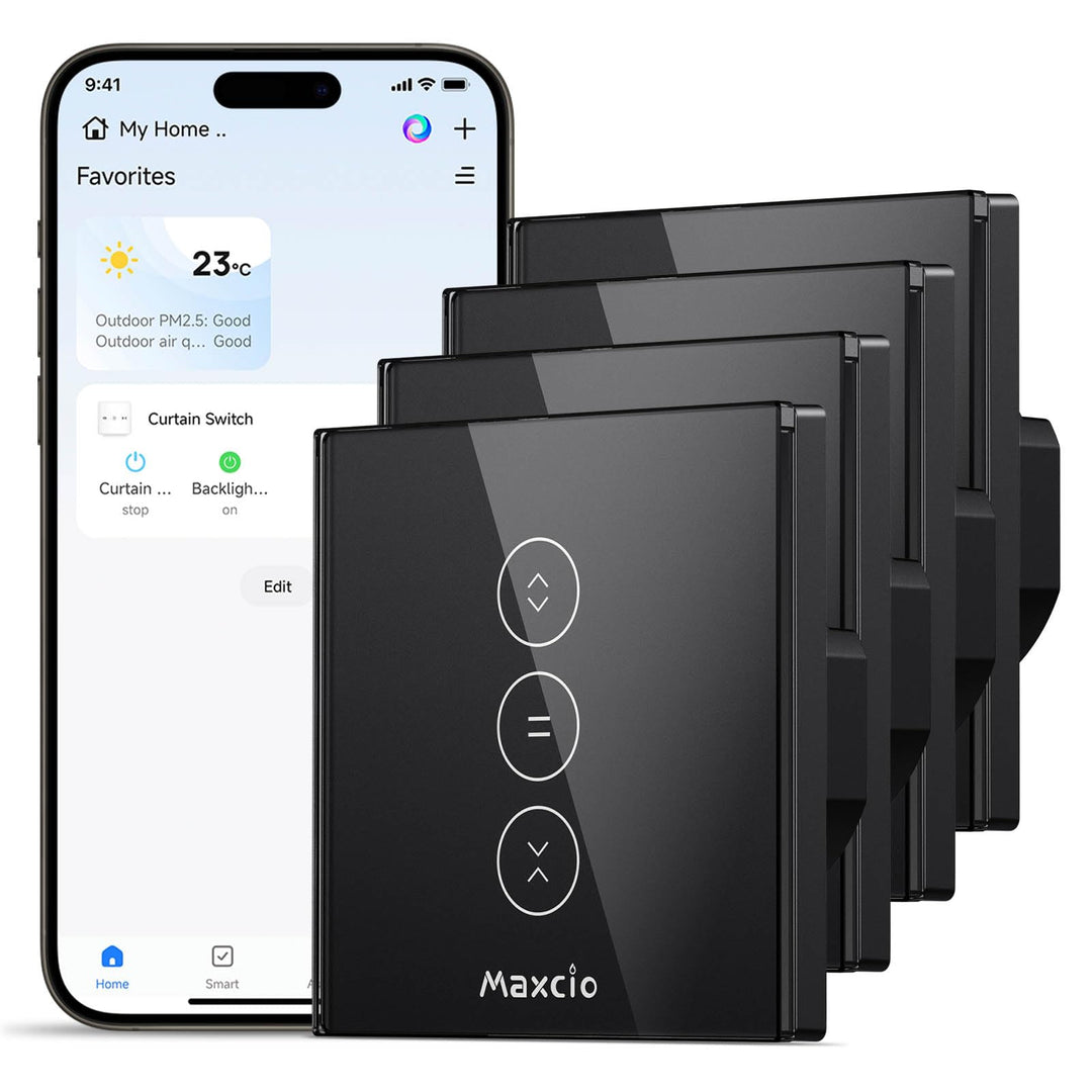 WLAN Rolladenschalter Touch 4er-Set Alexa Google Siri kompatibel