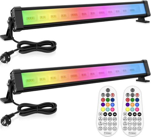 RGB Flutlicht 42W mit Fernbedienung 10 Farben IP66 Aussen