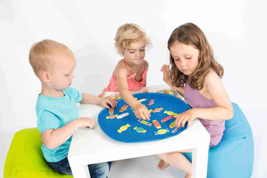 Lernspiel Candy Farbwürfelspiel Holz ab 4 Jahren 1-8 Spieler - Bild 3